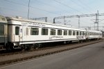 Two Silja Line "Happy Train" cars on Track #6